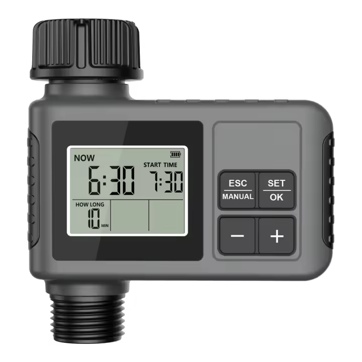 Sistema De Riego Inteligente Con 1/2/3 Salidas Timer Automático Para Jardín Exterior Programador De Riega Faucete De Tubo - 1