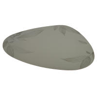Cofan Pack de 6 salvamanteles individuales  Diseño triangular con hojas Color: verde  Material: PVC  Medidas: 45 x 36 cm - details 2
