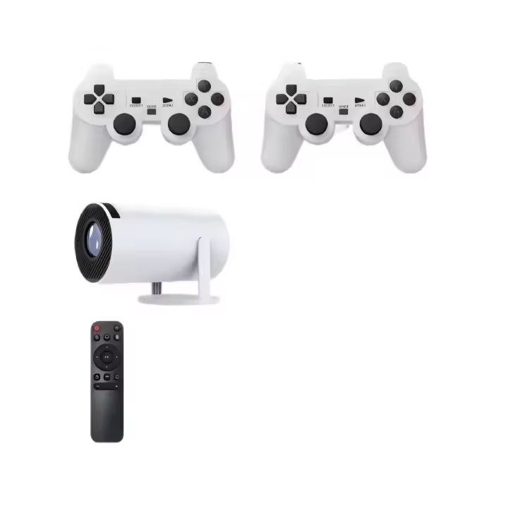 Mini proyector portátil 4K WiFi 6 BT 5,2 Proyector portátil actualizado Full HD compatible con teléfono/PC/TV/HDMI/portátil Auto Keystone Home Theater Rotación de 180 ° - 1