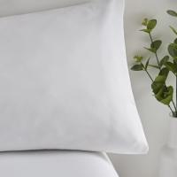 Juego de Sabanas Blancas Hostelería 100% Algodón Natural,144 hilos, No Hace Bolitas, Para Camas de 90, 105, 135, 150 y 150 con 2 Almohadas - details 1