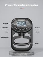 Medidor De Fuerza De Agarre LCD Para Hombres Y Mujeres 265LBS/120KG Dinamómetro Digital Recargable De Entrenamiento Dual Propósito - details 9