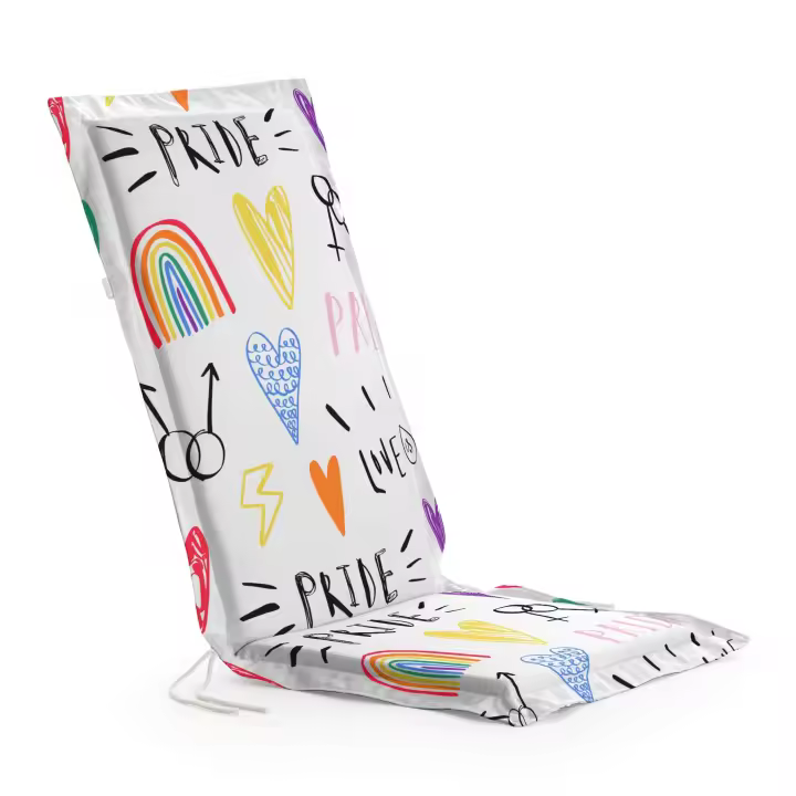 BL Belum Cojín para Silla de Jardín Pride 5 Impermeable y Resistente Al Agua - 1