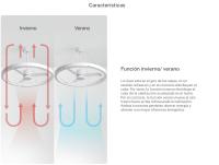 CREATE - Ventilador de techo 36W silencioso Ø108cm con aro de luz LED , Color Blanco, Material Aspas ABS - WIND HALO - details 0