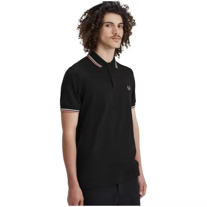Polo de Manga Corta Fred Perry  para hombre en color negro - 1