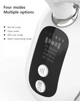 Masajeador De Lifting Facial Y Cuello Con Microcorriente EMS Y LED Fotón Para Eliminar Arrugas Y Grasa Doble Dispositivo De Belleza Multifuncional USB Cable Material Acrílico - details 7