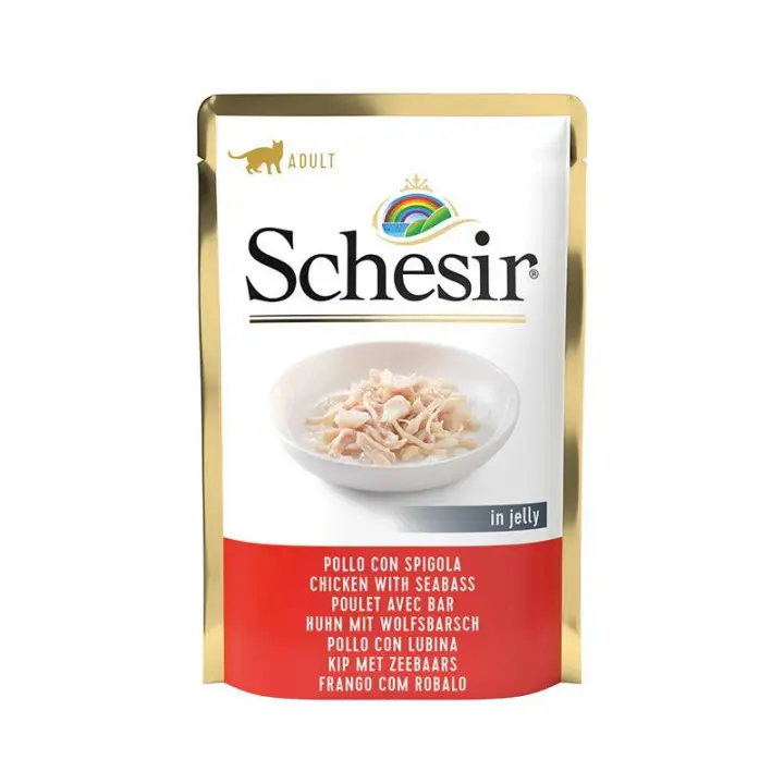 Schesir Pollo con Lubina en gelatina 20x85 gr - 1