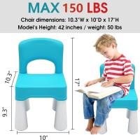 Silla de plástico para niños, duración y Ligera, asiento de 9,3 Pulgas de Altura, para de 3 años en Adelante - details 2