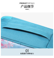 Bolsa de viaje para guardar calcetines y ropa interior, estilo pintura al óleo, con dibujos animados, portátil, para guardar ropa interior y sujetadores. - details 11