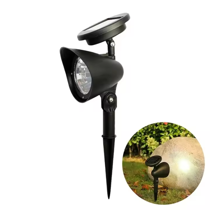Spotlight Solar LED RGB 18 Luces Impermeable Para Jardín Decoración De Paisaje Camino Y Jardín Luz De Escenario Única Diseño - 1