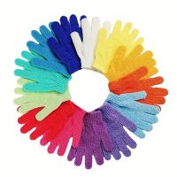 Juego De 3/5/8 Guantes Y Toallas De Nylon Para Exfoliar El Cuerpo Herramientas De Baño Para Mujeres En Clima Frío - details 2