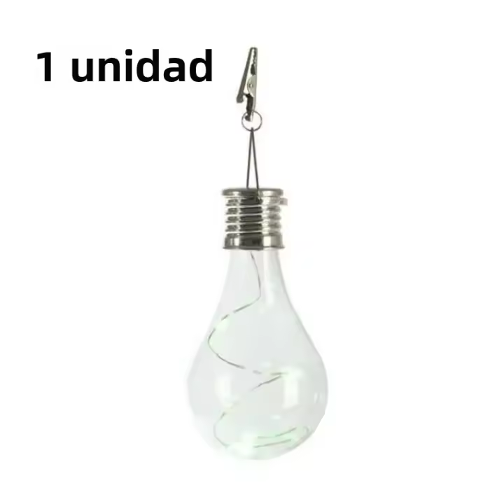 Lámpara Solar LED Impermeable Para Exterior Rotativa Colgante Para Fiesta Jardín Patio Camping Decoración Bulbo De Lámpara Colgante - 1
