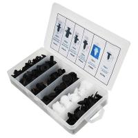 Nuevo Set De 100 Piezas De Clip De Automóvil Y Tornillo Para Reparación De Parachoques Y Panel De Puerta Accesorios De Coche Material Plástico Tamaños Variados - details 1