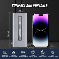 Juego De Destornilladores Eléctricos 51 En 1 Recargable Por USB Con Bits Magnéticos De Precisión Herramienta Para Reparación DIY De Teléfonos Y PCs - details 10