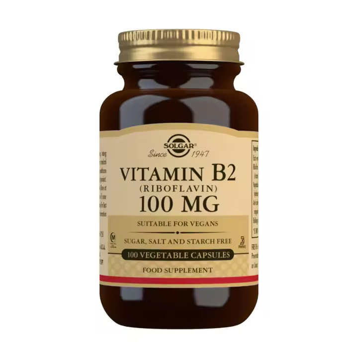 Solgar Vitamina B2 100 Mg - 100 Cápsulas - 1