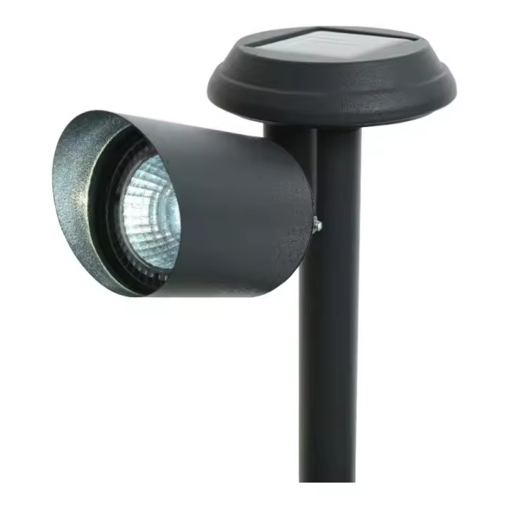 Estaca de Jardín Proyector Solar LED 3lm 6400K 45° 10x17x25,5cm - 1
