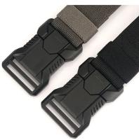 Cinturón Táctico Duradero De Aleación De Aluminio Con Hebilla De Solución Rápida Para Hombres Cinturón Elástico De Cowboy Para Exteriores Y Caza - details 8