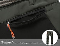 Pantalones De Hielo LNGXO Para Mujer Impermeables Y Cálidos De Poliéster Y Spandex Para Senderismo Trekking Camping Esquí Outdoor Resistente Al Viento Trousers Gruesos - details 29