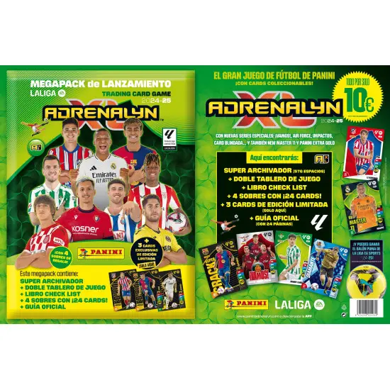 ALBUM STARTER PACK CON REGALOS Liga EA Sports - Cartas de la liga 2024/25- Coleccionables Oficial de Panini - 1