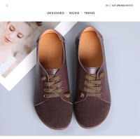 Zapatos De Mujer Nuevos 2024 Primavera Cuero Genuino Antideslizantes Planos Con Cordones Mocasines De Talla Grande Oxford Casual Para Mujer - details 18