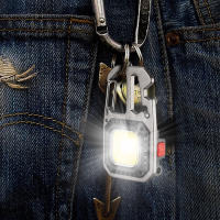 AmmToo Ultra Pequeña MiniLinterna Portátil LED De Llavero Con Luz De Trabajo COB Y Martillo Para Ventana Para Camping Al Aire Libre Y Emergencias - details 2