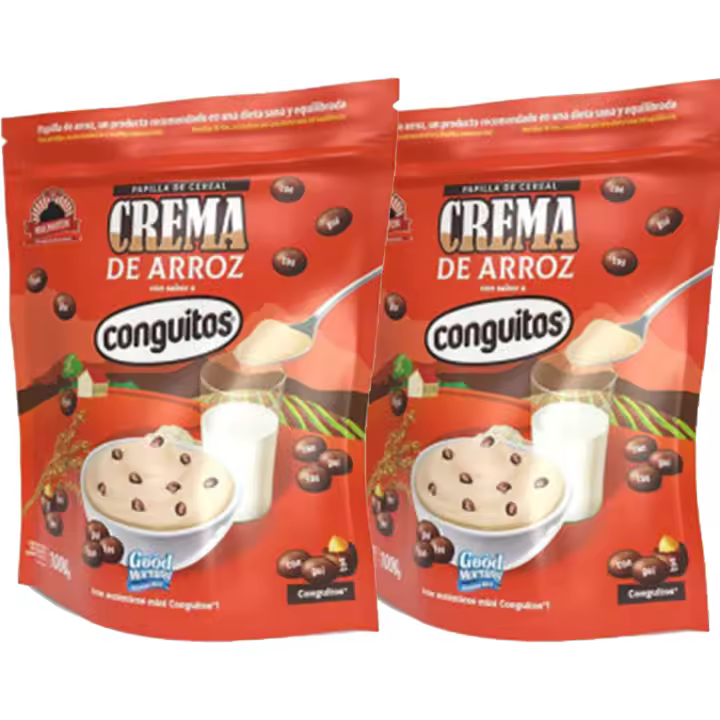 Pack 2 kg crema de arroz sabor Conguitos Dark - 1