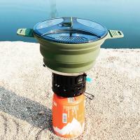 Cacerola De Silicona Plegable 2.5L Para Camping Tetera Portátil Para Café Y Té Pot Para Hervir Agua Mini Para Picnic Al Aire Libre - details 5