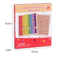 Juego De Tablero De Multiplicación En Madera Con 81 Cubos Bloques Montessori Tablero De 9x9 Con Respuestas Juguetes Educativos Para Niños Regalo Para Preescolar - details 12