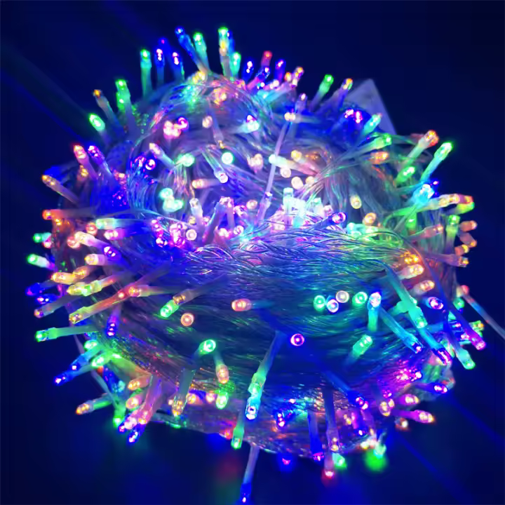 Guirnalda De Navidad Con Luces LED De Hada 10/20M EU Enchufe Exterior Para Decoración De Fiesta De Boda Y Año Nuevo - 1