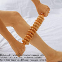 1Pcs Herramienta De Masaje De Madera Para Terapia Relajación De Músculos Alivio De Dolor Y Drenaje Límpico Escultor De Cuerpo - details 4