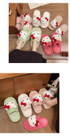 Sanrio Anime Tenis De Piel De Hello Kitty Para Niñas Dibujos Animados Derivados Productos Adorables Calienta Y Antideslizante Para Interiores Regalos - details 9