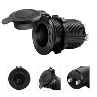 Enchufe De Luz De Cigarrillo Para Coche 12V 24V Impermeable Adaptador De Corriente Para Barco Motocicleta Camión RV ATV Con Cable D5 - details 0