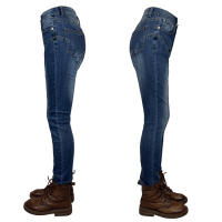 Pantalones De Motocicleta Para Mujer Jeans Protectivo Azul Equipamiento De Seguridad Pantalones De Motocross Trousers Moto Gear - details 10
