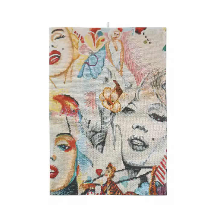 Lafabricadelastelas- Gobelino Jacquard Marilyn Monroe Hollywood. Personajes públicos , tela por metros .Tapicería, resistente, opaco, alta calidad, cortinas, cojines, colchas, bolsos. Cuadros - 1