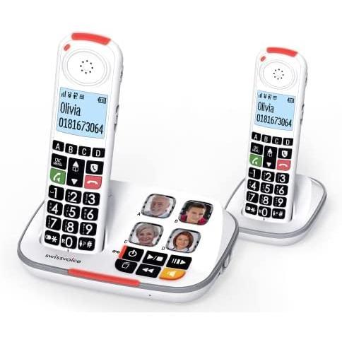 Teléfono Inalámbrico Swissvoice Combo+dect Xtra 2355 Duo - Pantalla Retroiluminada