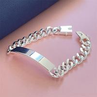 pulsera de plata de ley 925 para hombre y mujer, cadenas, joyería de moda, regalos - details 1