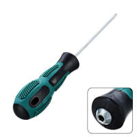 Clavija De Tornillo Doble Uso Con Mango 3x75mm Herramientas Para Jardín Y Hogar Equipo De Trabajo Nutricionistas Clavija De Tornillo Cruzada Y Aplanada Acero Cromo Vanadio Antideslizante - details 2
