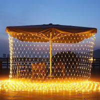 Guirnalda LED De Navidad 1.5x1.5M 2x3M Luces De Red De Jardín Para Fiestas Casuales Y Bodas Decoración De Puertas Y Ventanas - details 14