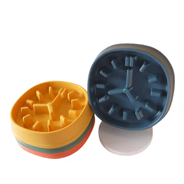Puzle comedero para perros, cuenco interactivo no tóxico de alimentación lenta para perros, plato de comida seca y húmeda - 1