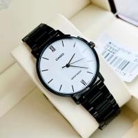 reloj clásico minimalista hombre Casio MTP-VT01B-7B 40mm baño de iones correa de acero - details 2