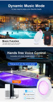 Luz Submarina RGB DC12V IP68 LED Para Piscina 18W 25W 35W Control Por App Tuya Decoración Para Fiesta En Piscina Y Fuente - details 5