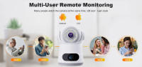 Cámara IP Interior Con Sim 8MP 4K Doble Lente Doble Pantalla Audio Bidireccional Seguridad Doméstica CCTV Monitor De Bebé - details 13
