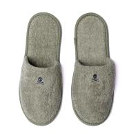 Scalpers Home Zapatillas lisas con bordado 100% ALGODON - details 0