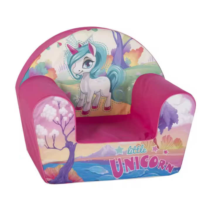 Sillón Infantil Unicornio 41x50x32 cm. Cojines y sofas PELUCHETO - 1