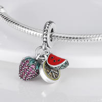 Encanto De Colgante De Árbol De Familia Platinado En Plata Para Pulsera De Bangle Y Collar DIY Regalo Con Doble Vuelo Aéreo - details 42