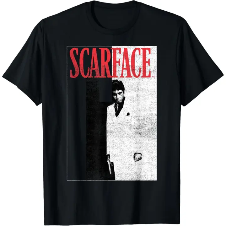 Camiseta de Manga Corta, 100% Algodón, Ropa Unisex para Hombres y Mujeres en 5 Tallas, Camiseta Negra, Cuello redondo con estampado. - 1