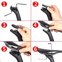 Bisagra De Bicicleta De Carbono Ultraligera Retroceso 20mm MTB/Ruta 150g 25.4 27.2 30.9 31.6 Piezas De Repuesto Para Sillín - details 8
