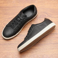 Zapatos Casuales Para Hombre 40-46 Cuero Sintético Cómodo Y Moderno 2024 Moda Zapatos Con Cierre De Lazo Antideslizantes Para Todas Las Estaciones - details 2
