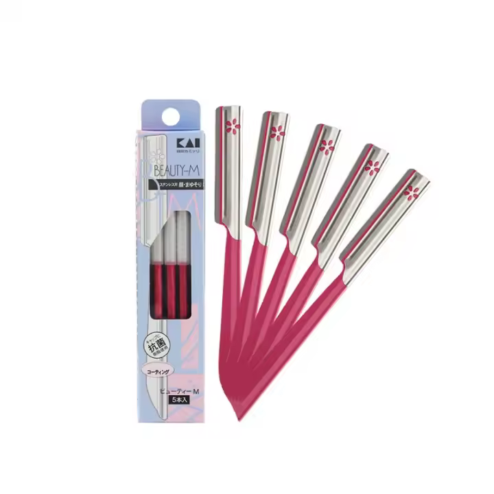 Cepillo De Cejas De Acero Inoxidable 5PCS Antideslizante Duradero Y Fácil De Usar Para Principiantes Con Mango Antirroto - 1