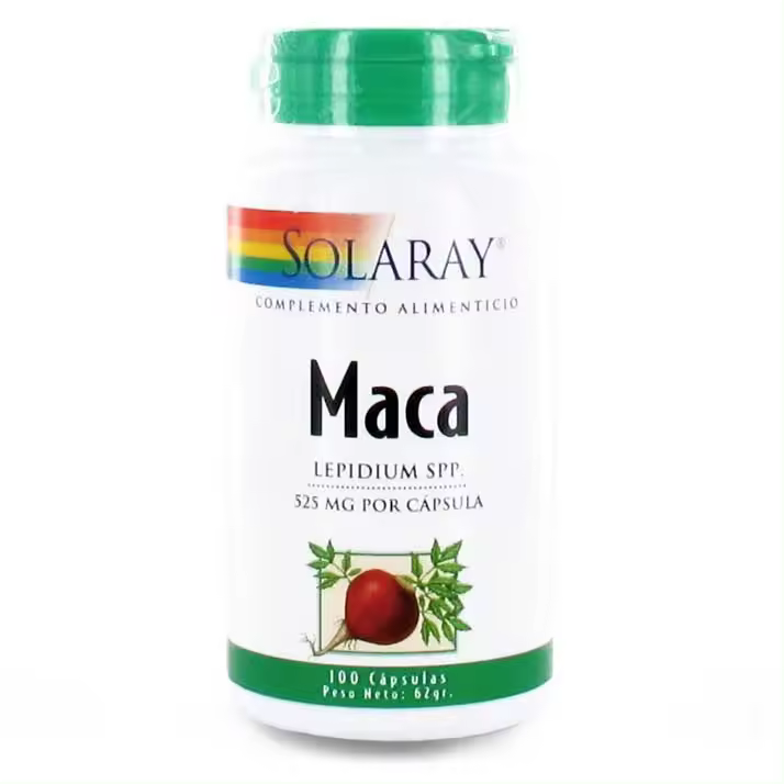 Solaray Maca 525 Mg 100 Capsulas (1376). - 1