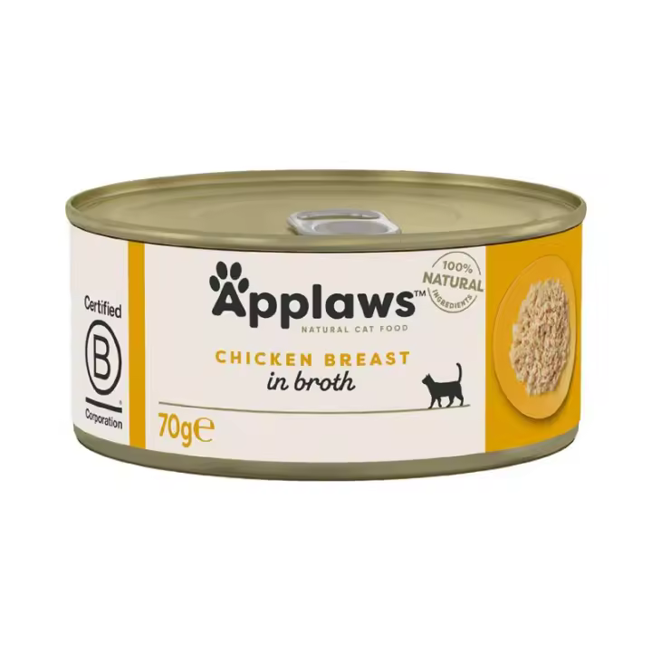 Applaws Pechuga de Pollo Latas para Gatos - 24 unidades x 70 gr - 1